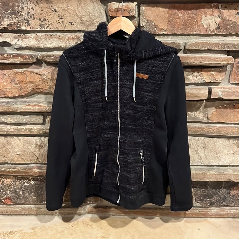 Obermeyer Ella Fleece Hooded Jacket Black